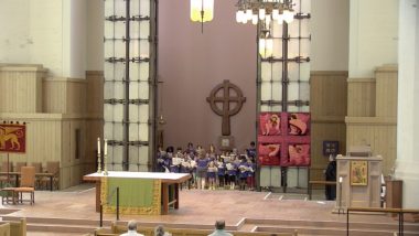 Saint Mark’s Choir Camp concluding Choral Evensong