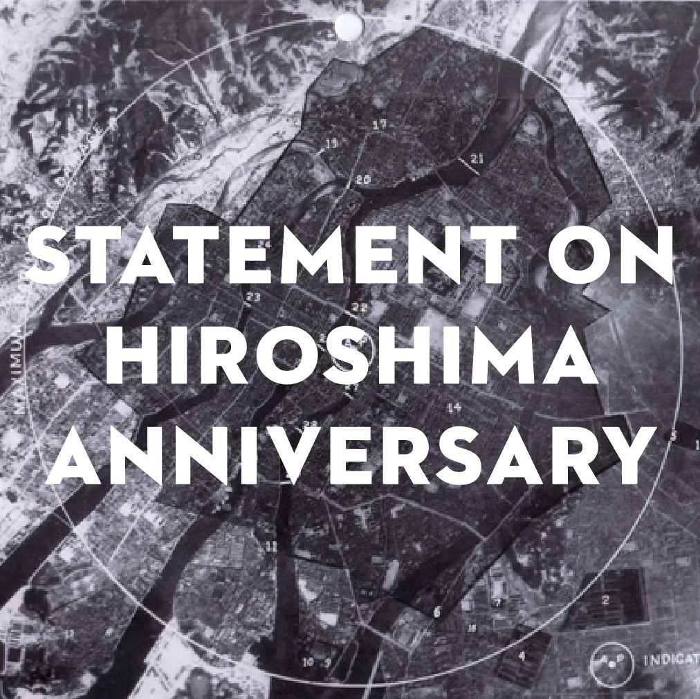 Statement on Hiroshima Anniversary
