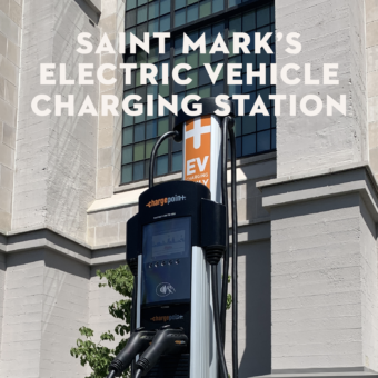 Dedication of the Cathedral’s new Electric Vehicle Charging Station