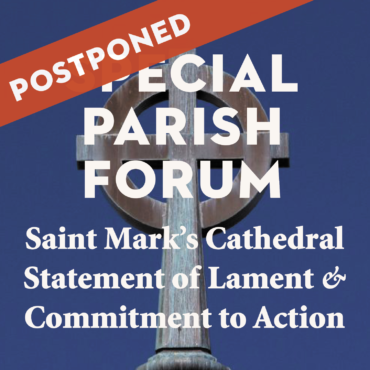 Special Parish Forum on the Statement of Lament and Commitment to Action