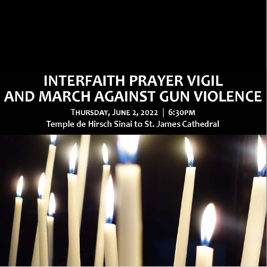 Interfaith Prayer Vigil and March Decrying Gun Violence