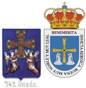 The coat of arms of the city of Oviedo