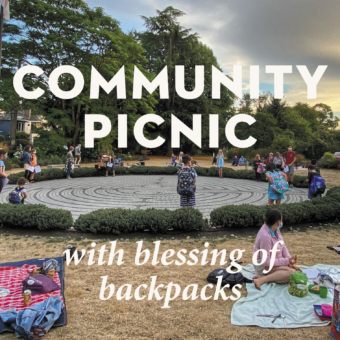 Blessing of Backpacks, Community Picnic, and Dessert Dash