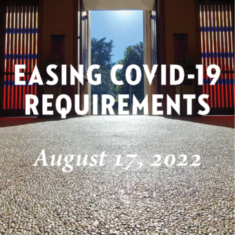 Easing COVID-19 Requirements at Saint Mark’s—August 17, 2022