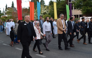 Steve at the Interfaith March following the Pulse nightclub massacre