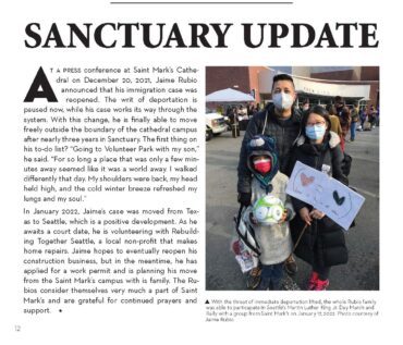 Sanctuary Stories from the Rubric