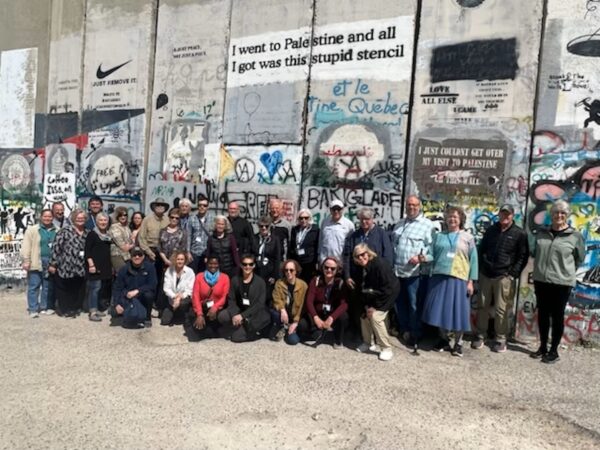 Walking the separation wall in Bethlehem 