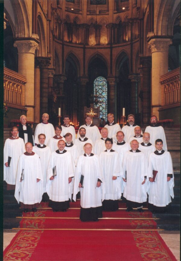 The Compline Chjoir in Canterbury Cathedral, 2000