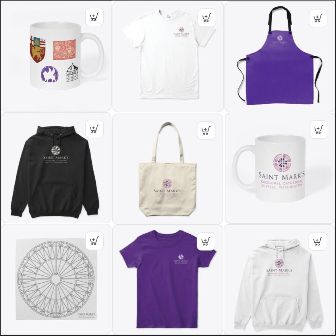 The Saint Mark’s Cathedral Merch Store!